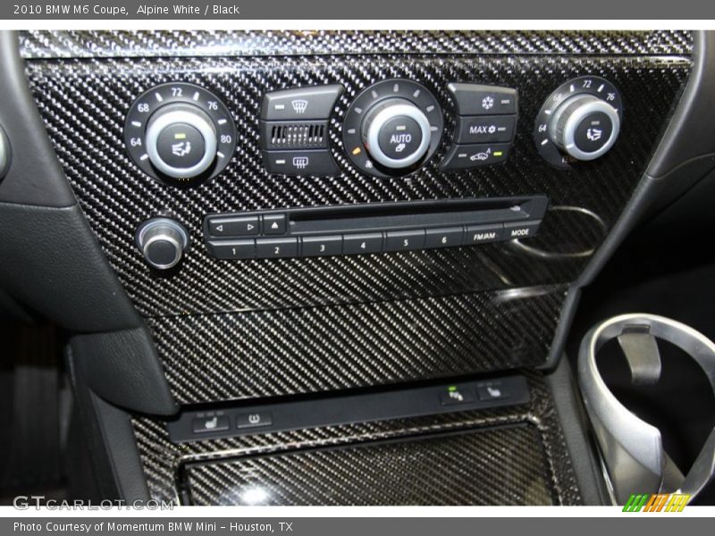 Controls of 2010 M6 Coupe