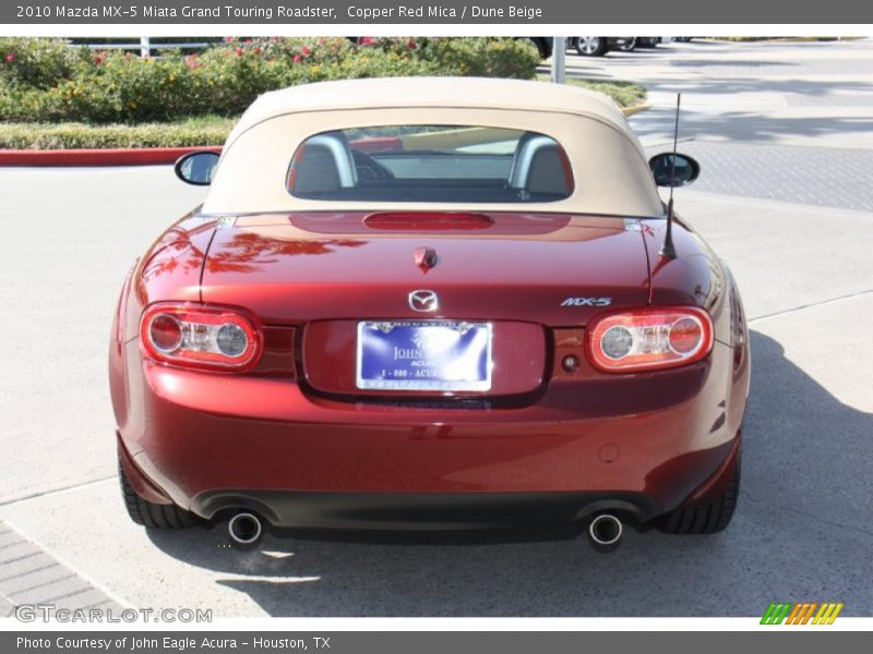 Copper Red Mica / Dune Beige 2010 Mazda MX-5 Miata Grand Touring Roadster