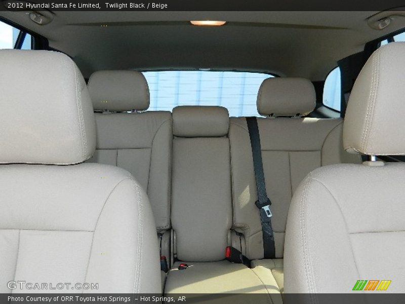 Twilight Black / Beige 2012 Hyundai Santa Fe Limited