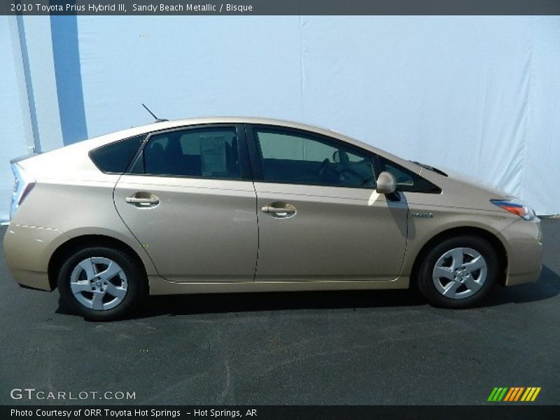 Sandy Beach Metallic / Bisque 2010 Toyota Prius Hybrid III