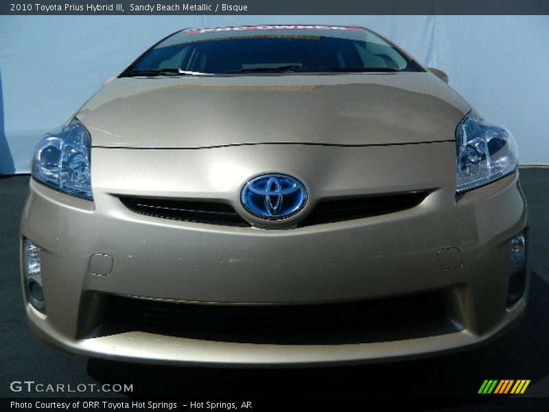 Sandy Beach Metallic / Bisque 2010 Toyota Prius Hybrid III