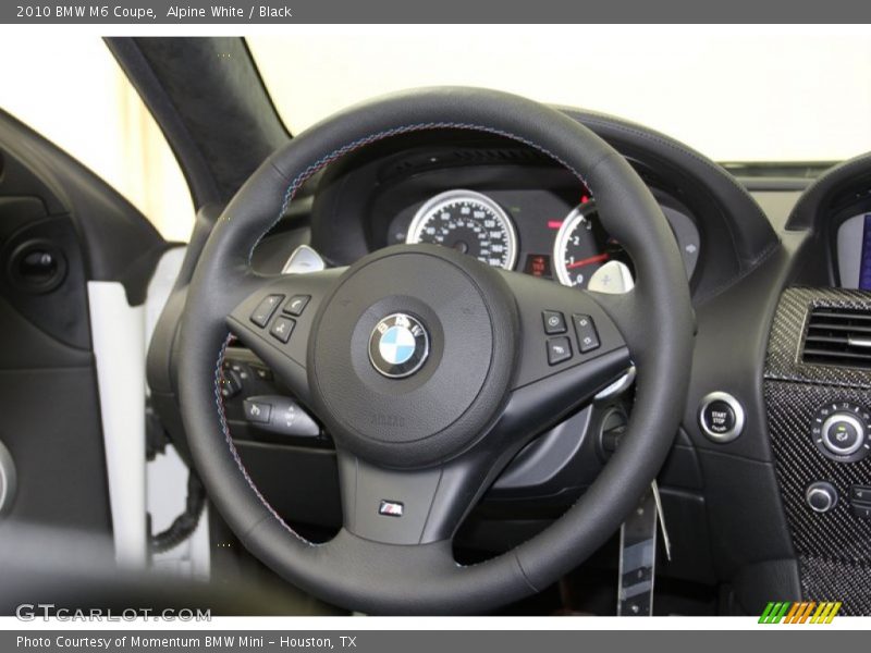 Alpine White / Black 2010 BMW M6 Coupe