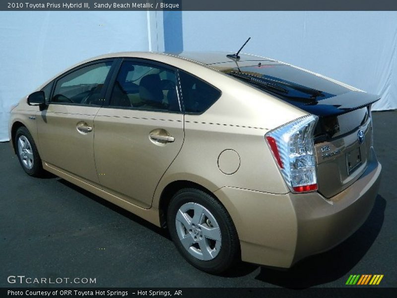 Sandy Beach Metallic / Bisque 2010 Toyota Prius Hybrid III