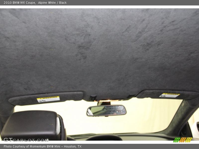 Alpine White / Black 2010 BMW M6 Coupe