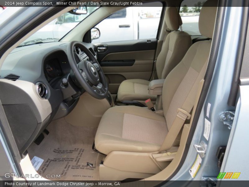  2014 Compass Sport Dark Slate Gray/Light Pebble Interior