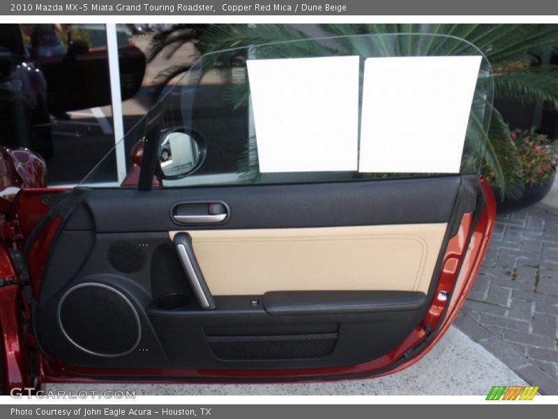 Copper Red Mica / Dune Beige 2010 Mazda MX-5 Miata Grand Touring Roadster