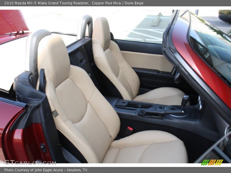 Front Seat of 2010 MX-5 Miata Grand Touring Roadster
