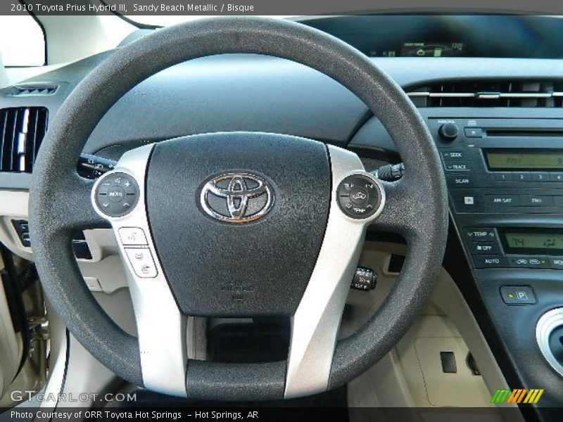 Sandy Beach Metallic / Bisque 2010 Toyota Prius Hybrid III