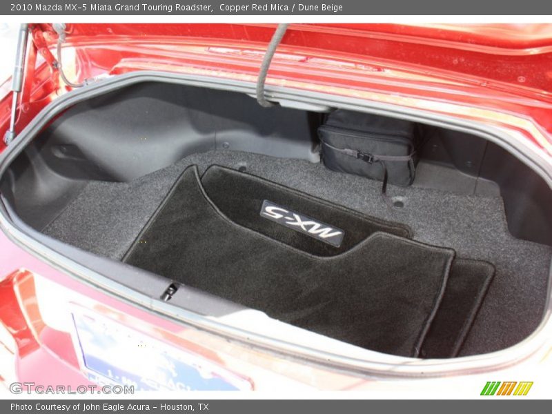 Copper Red Mica / Dune Beige 2010 Mazda MX-5 Miata Grand Touring Roadster