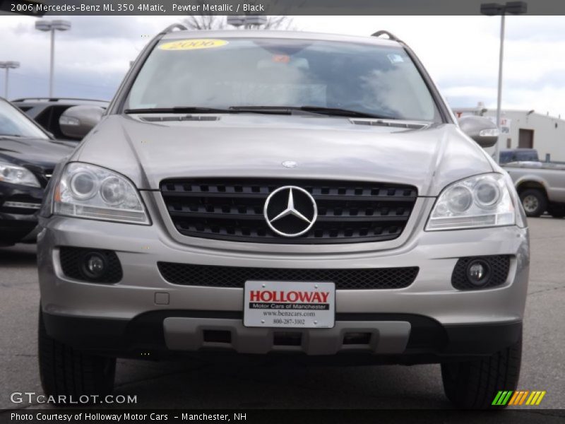 Pewter Metallic / Black 2006 Mercedes-Benz ML 350 4Matic