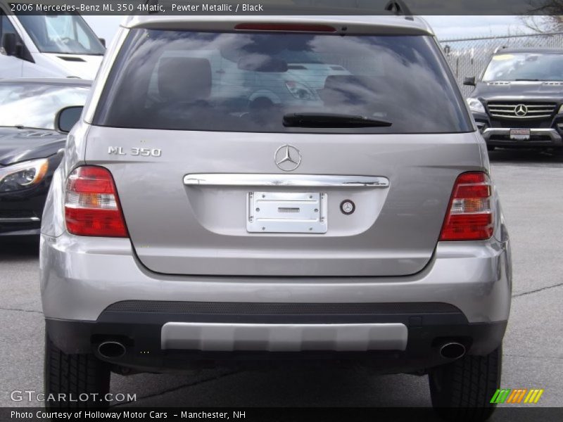 Pewter Metallic / Black 2006 Mercedes-Benz ML 350 4Matic