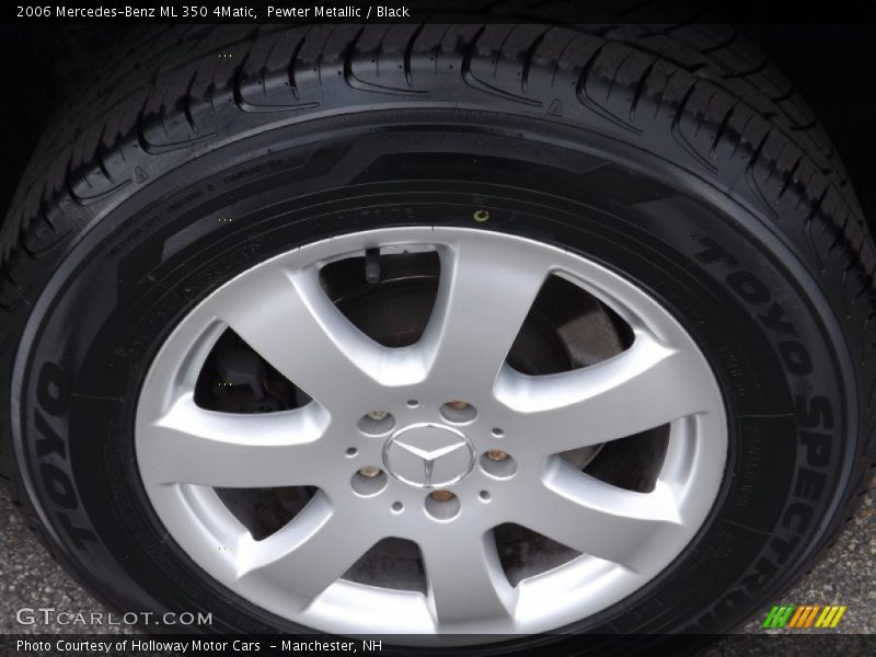 Pewter Metallic / Black 2006 Mercedes-Benz ML 350 4Matic