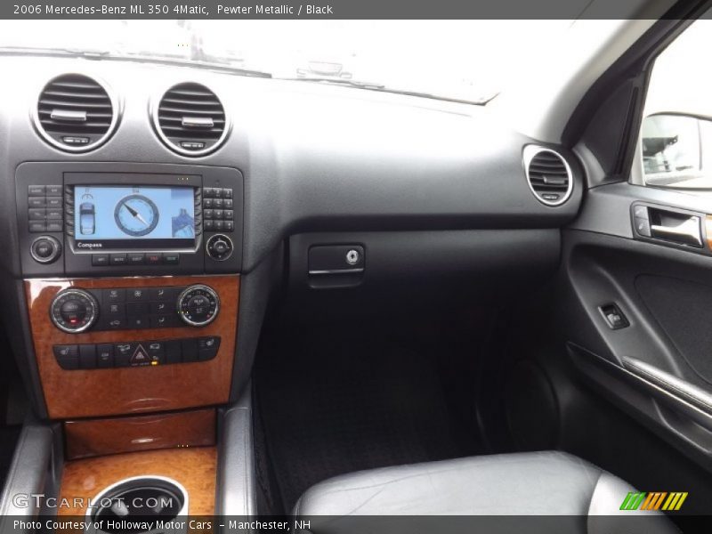 Pewter Metallic / Black 2006 Mercedes-Benz ML 350 4Matic