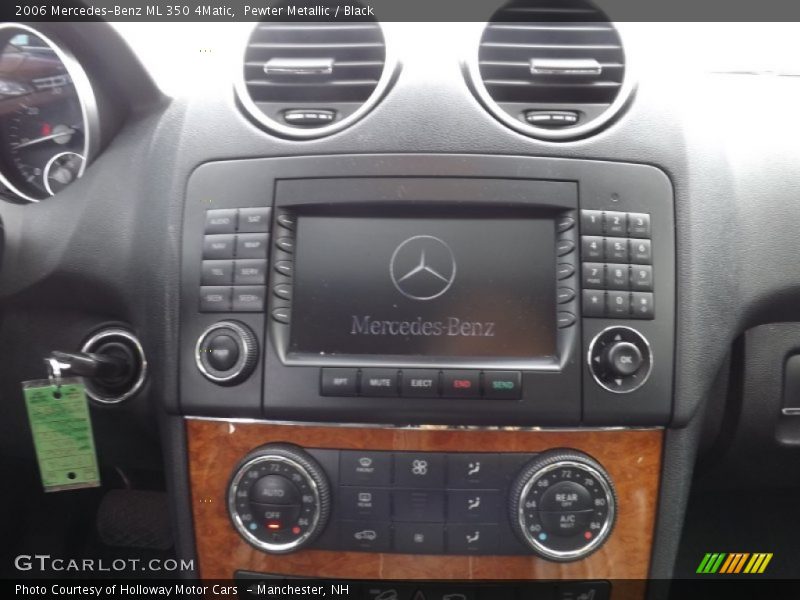 Pewter Metallic / Black 2006 Mercedes-Benz ML 350 4Matic
