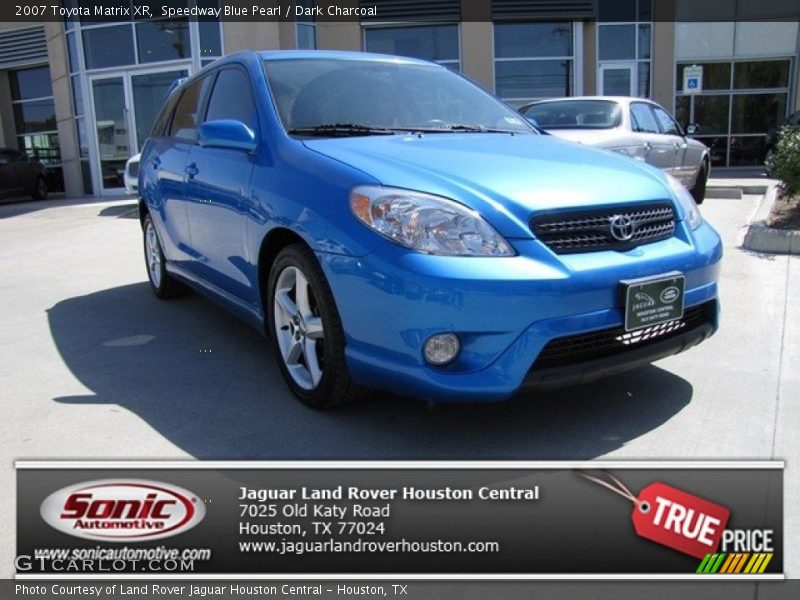 Speedway Blue Pearl / Dark Charcoal 2007 Toyota Matrix XR