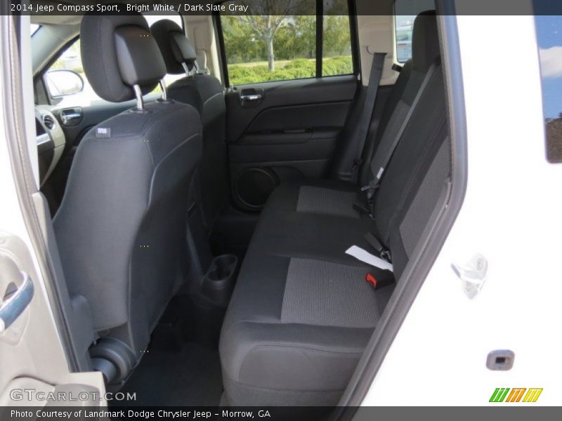 Bright White / Dark Slate Gray 2014 Jeep Compass Sport