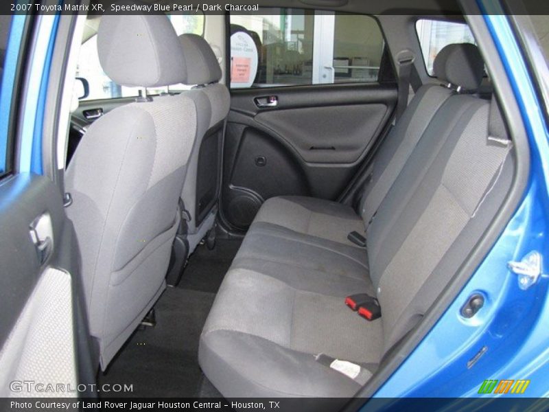 Rear Seat of 2007 Matrix XR