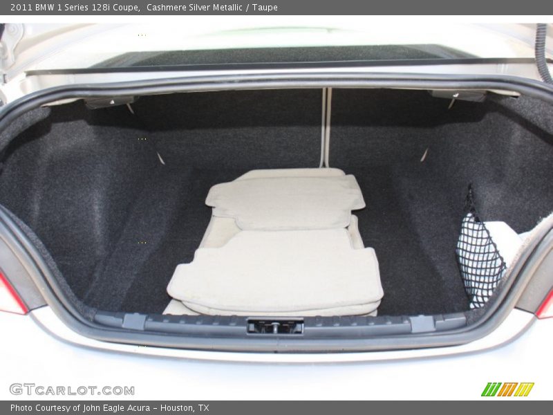 Cashmere Silver Metallic / Taupe 2011 BMW 1 Series 128i Coupe