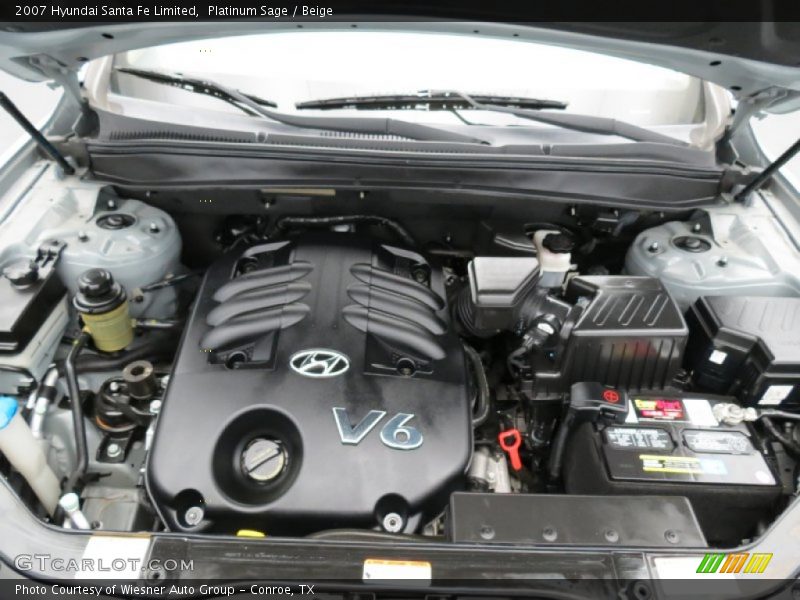 Platinum Sage / Beige 2007 Hyundai Santa Fe Limited