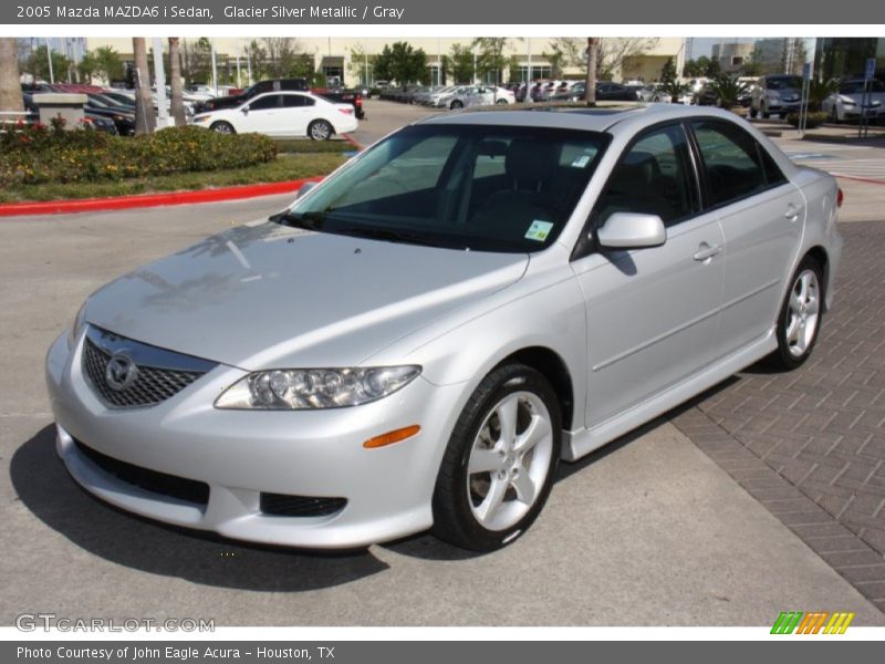 Glacier Silver Metallic / Gray 2005 Mazda MAZDA6 i Sedan