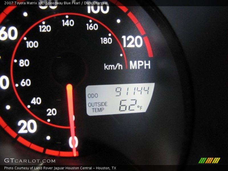 Speedway Blue Pearl / Dark Charcoal 2007 Toyota Matrix XR