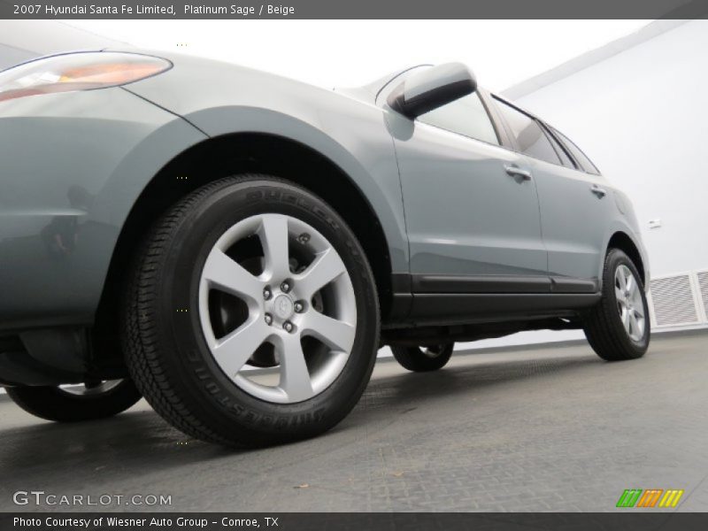 Platinum Sage / Beige 2007 Hyundai Santa Fe Limited