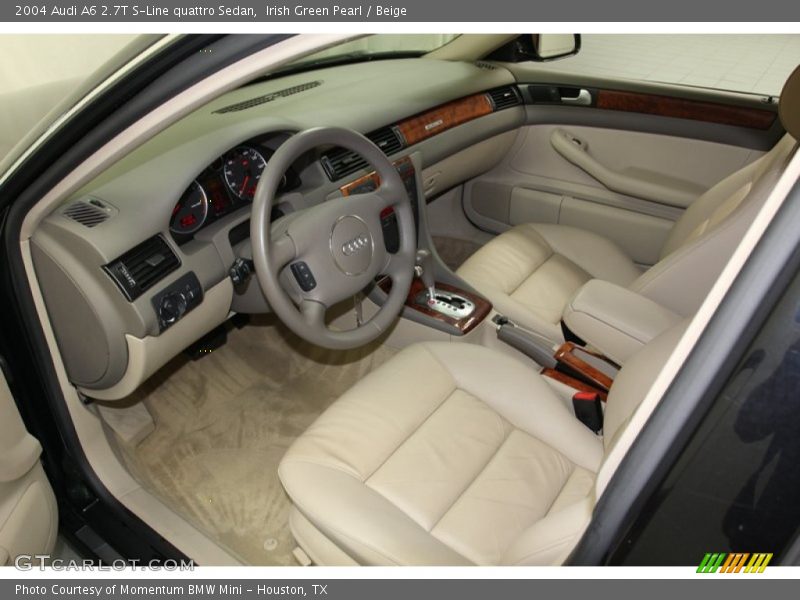  2004 A6 2.7T S-Line quattro Sedan Beige Interior