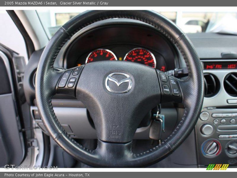 Glacier Silver Metallic / Gray 2005 Mazda MAZDA6 i Sedan