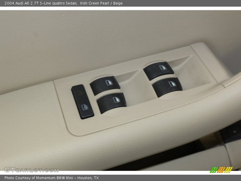 Irish Green Pearl / Beige 2004 Audi A6 2.7T S-Line quattro Sedan