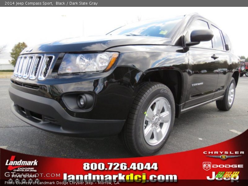 Black / Dark Slate Gray 2014 Jeep Compass Sport