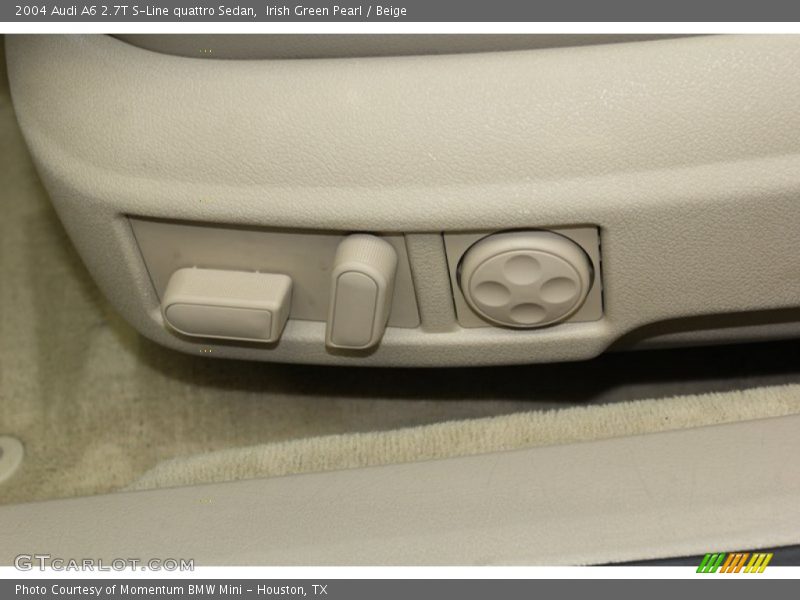 Irish Green Pearl / Beige 2004 Audi A6 2.7T S-Line quattro Sedan