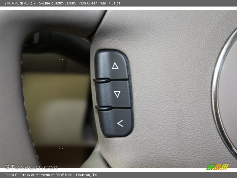 Irish Green Pearl / Beige 2004 Audi A6 2.7T S-Line quattro Sedan