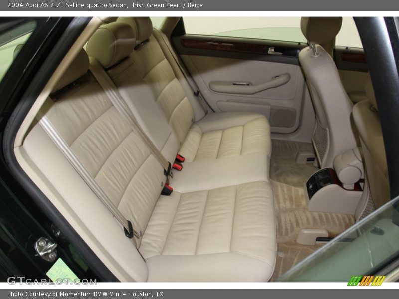 Irish Green Pearl / Beige 2004 Audi A6 2.7T S-Line quattro Sedan