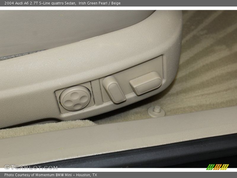 Irish Green Pearl / Beige 2004 Audi A6 2.7T S-Line quattro Sedan