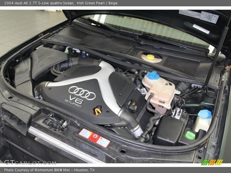  2004 A6 2.7T S-Line quattro Sedan Engine - 2.7 Liter Turbocharged DOHC 30-Valve V6