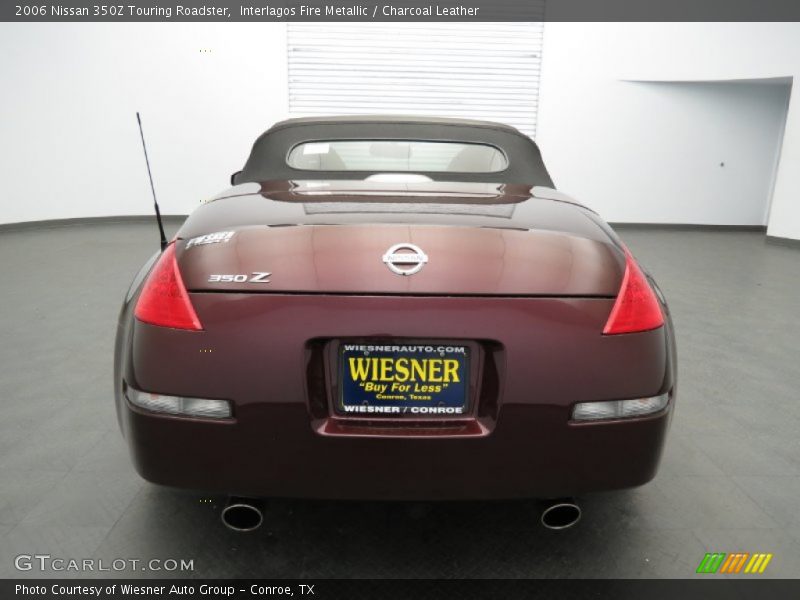 Interlagos Fire Metallic / Charcoal Leather 2006 Nissan 350Z Touring Roadster