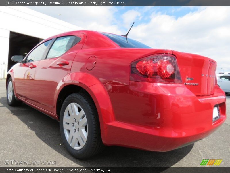 Redline 2-Coat Pearl / Black/Light Frost Beige 2013 Dodge Avenger SE