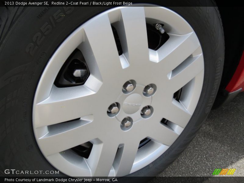 Redline 2-Coat Pearl / Black/Light Frost Beige 2013 Dodge Avenger SE