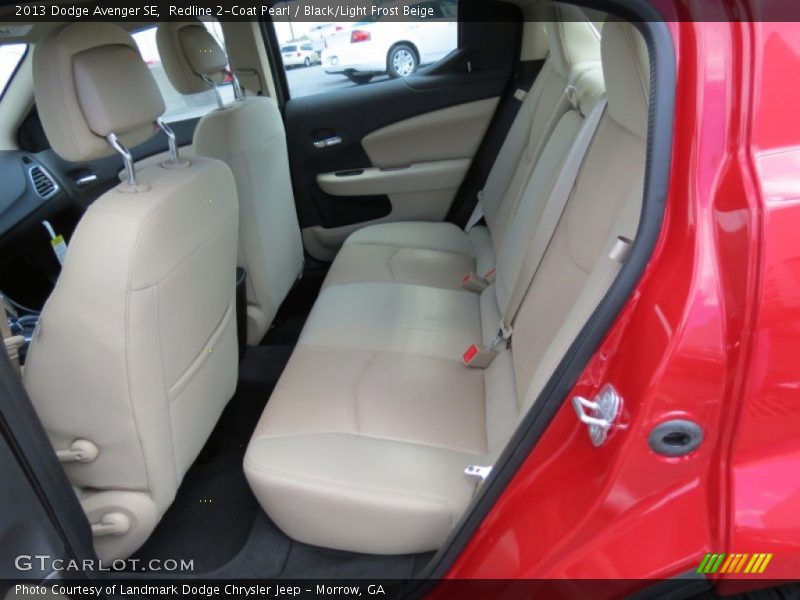 Redline 2-Coat Pearl / Black/Light Frost Beige 2013 Dodge Avenger SE