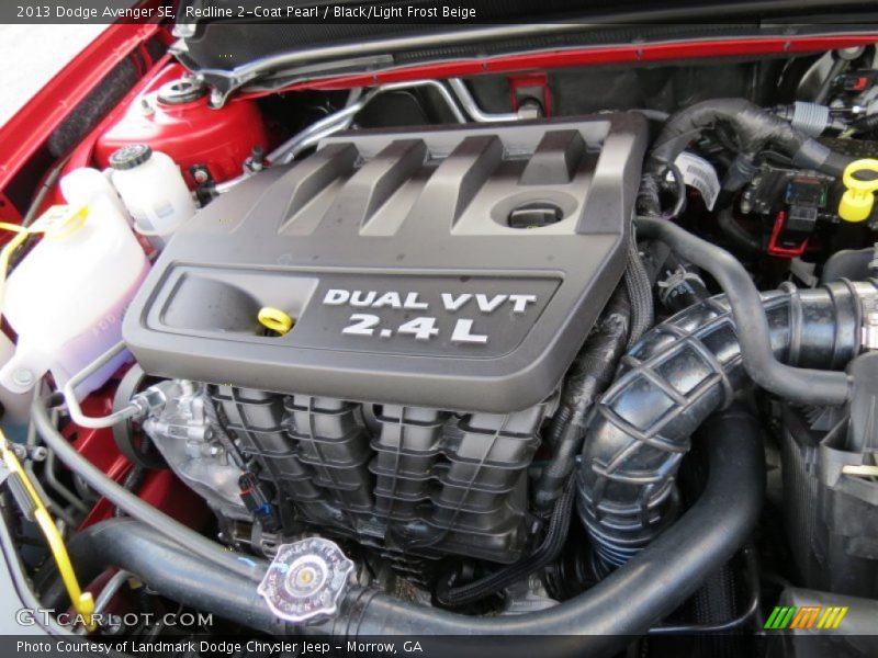 Redline 2-Coat Pearl / Black/Light Frost Beige 2013 Dodge Avenger SE