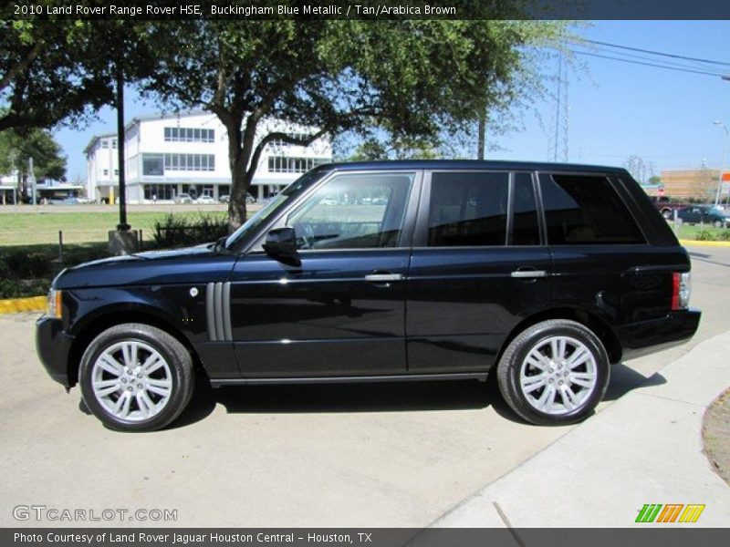 Buckingham Blue Metallic / Tan/Arabica Brown 2010 Land Rover Range Rover HSE