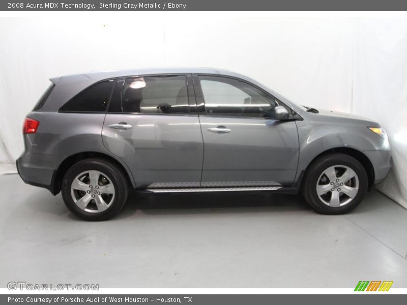 Sterling Gray Metallic / Ebony 2008 Acura MDX Technology