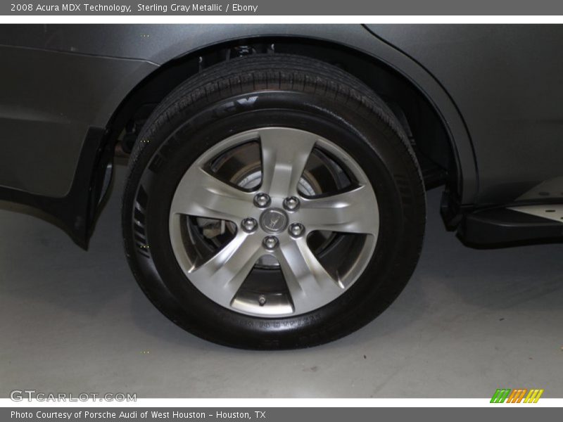Sterling Gray Metallic / Ebony 2008 Acura MDX Technology