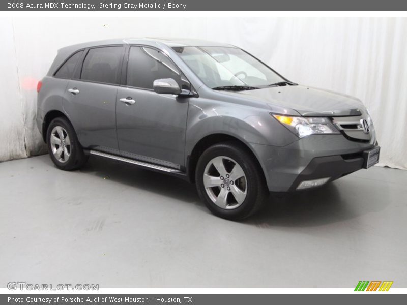 Sterling Gray Metallic / Ebony 2008 Acura MDX Technology