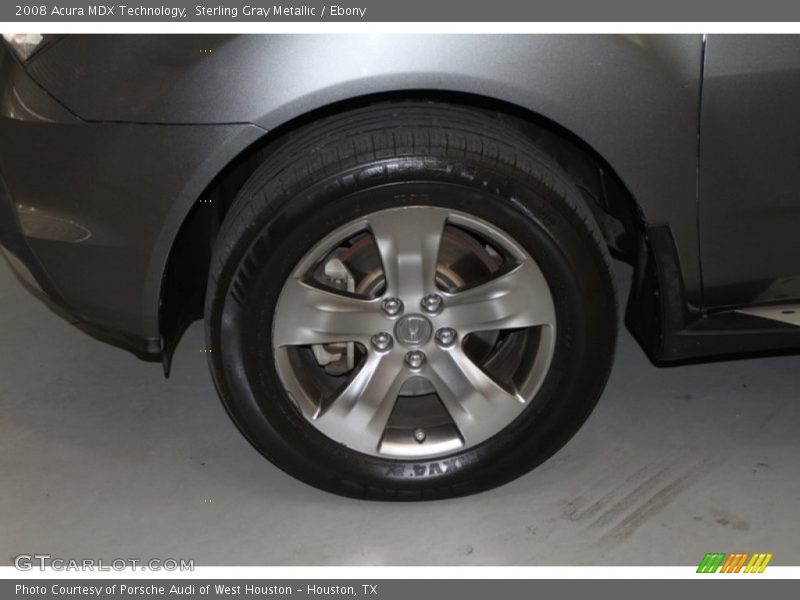 Sterling Gray Metallic / Ebony 2008 Acura MDX Technology