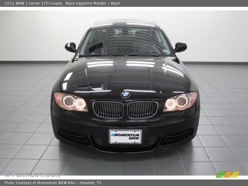 Black Sapphire Metallic / Black 2011 BMW 1 Series 135i Coupe