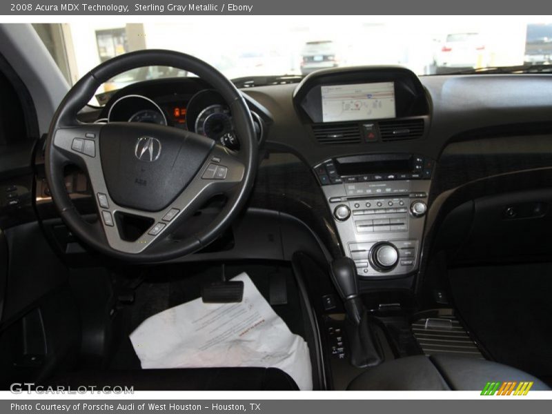 Sterling Gray Metallic / Ebony 2008 Acura MDX Technology