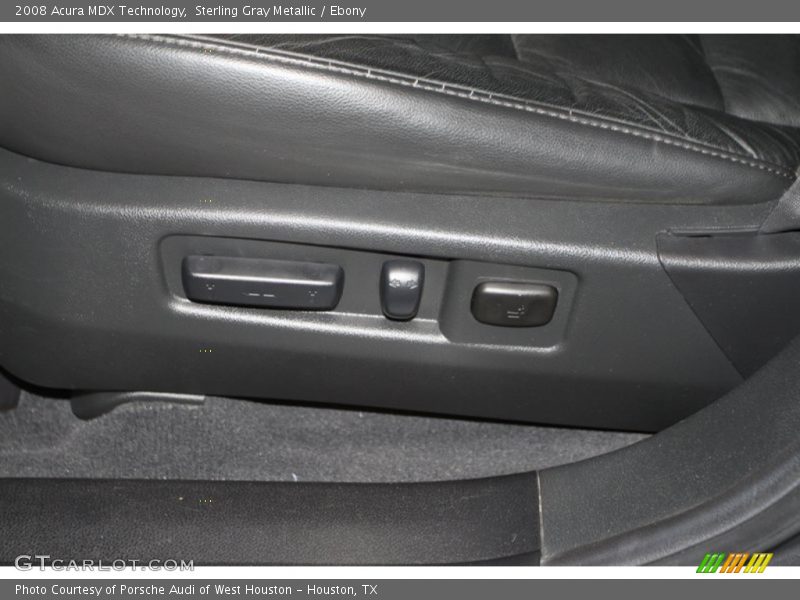 Sterling Gray Metallic / Ebony 2008 Acura MDX Technology