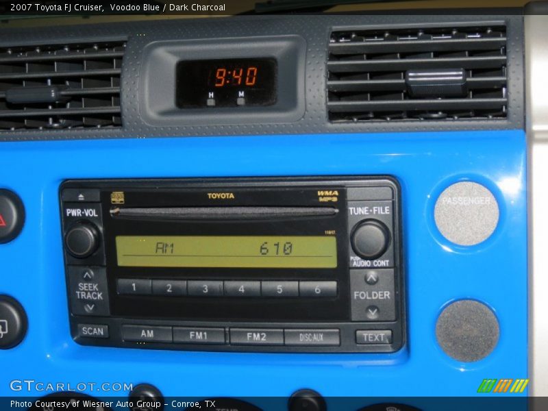 Voodoo Blue / Dark Charcoal 2007 Toyota FJ Cruiser