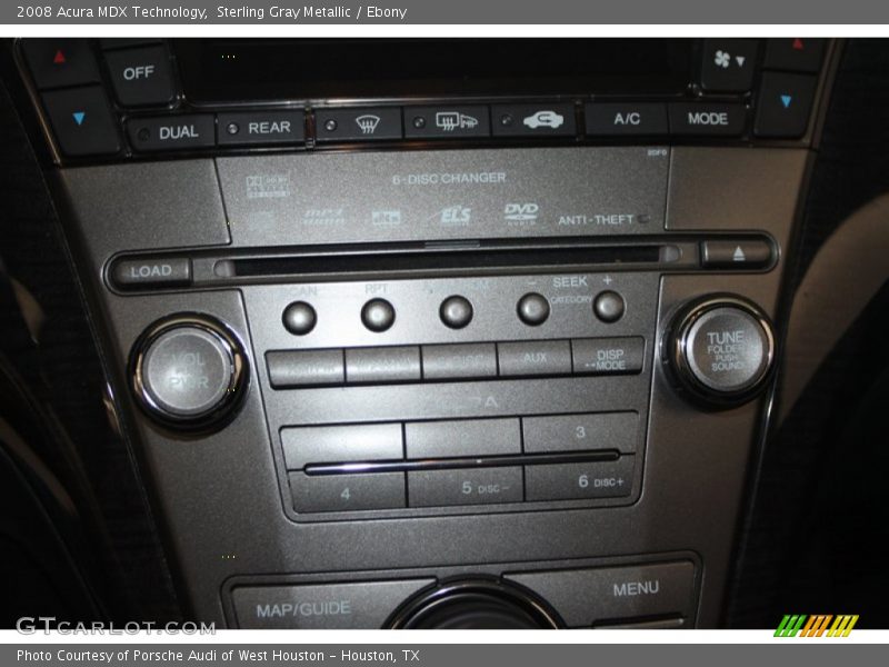 Sterling Gray Metallic / Ebony 2008 Acura MDX Technology